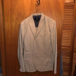 Tan Linen Blazer